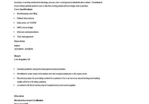 Office assistant Resume Sample No Experience No Experience Medical assistant Resume How to Create A