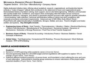Oil and Gas Project Engineer Resume Sample Here to This Mechanical Engineer Resume