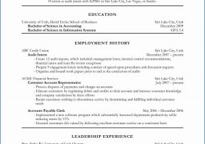 Ojt Resume Sample for Accounting Student Resume Objective Examples Student