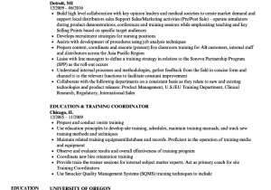 On the Job Training Resume Sample Resume Examples for Training Specialist Training