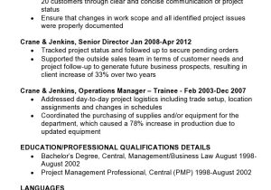 Operation Manager Job Description Resume Sample Betriebsmanager Lebenslauf Vorlage Und Beispiele