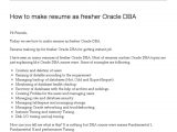 Oracle Dba Resume Sample for Fresher How to Make Resume as Fresher oracle Dba Myths-mysteries-memorable …