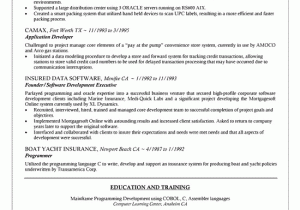 Oracle forms and Reports Sample Resume oracle Dba Resume Example