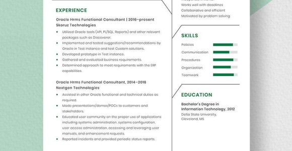 Oracle Hrms Technical Consultant Resume Sample oracle Hrms Functional Consultant Resume Template – Word, Apple …