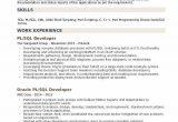 Oracle Pl Sql Developer Resume Sample Pl Sql Developer Resume Samples