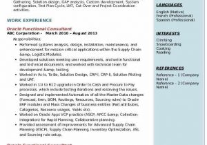 Oracle Scm Functional Consultant Resume Sample oracle Functional Consultant Resume Samples Oracle Scm Functional Consultant Resume Sample oracle Functional Consultant Resume Samples