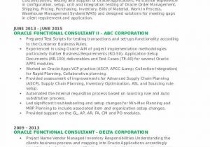Oracle Scm Functional Consultant Resume Sample oracle Functional Consultant Resume Samples Oracle Scm Functional Consultant Resume Sample oracle Functional Consultant Resume Samples