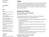 Orange County Resumes Samples for android 7 Year android Developer Resume Guide & Examples  20 Pdf’s 2022