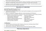 Order Entry Pharmacy Technician Resume Sample Entry-level Pharmacy Technician Resume Monster.com