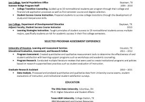 Osu Arts and Science Career Services Sample Resume Resumes and Cover Letters Ohio State Alumni association