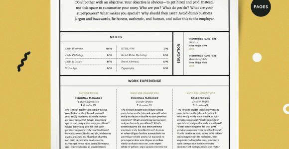 Out Of the Box Resume Templates A Modern Multi-column Resume Template with Box Sections to …