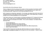 Outreach and Communications Coordinator Sample Resume Communications Coordinator Cover Letter Examples – Qwikresume