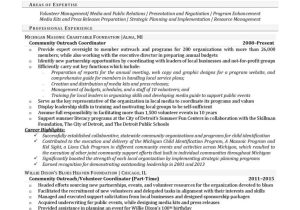 Outreach and Communications Coordinator Sample Resume Community Outreach Coordinator Resume Example and Tips
