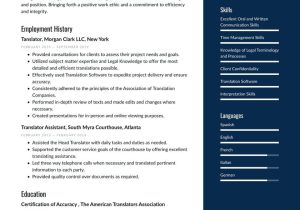 Over the Phone Interpreter Resume Sample Translator Resume Examples & Writing Tips 2022 (free Guide)