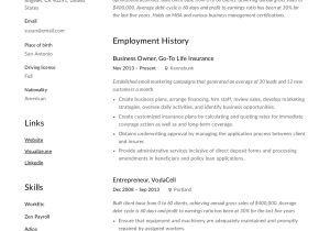 Owner Founder Logistics Company Sample Resume Small Business Owner Resumes  19 Examples Pdf 2022