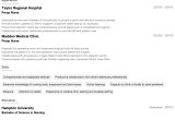 Pacu Nurse Career Profile Sample Resume Preop Nurse Resume Samples All Experience Levels Resume.com …