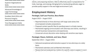 Paralegal Resume Sample Will B Paralegal Paralegal Resume Examples & Writing Tips 2022 (free Guide)
