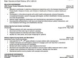 Parks and Recreation Director Resume Sample Uga Career Center