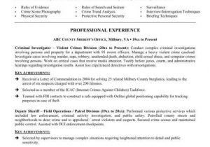 Police Officer Resume Samples No Experience Police Ficer Resume Samples No Experience