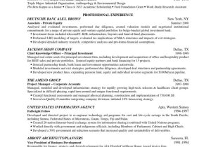 Private Equity Fund Of Funds associate Sample Resume 100 Wharton Resume Sample Pdf Private Equity Mergers and …
