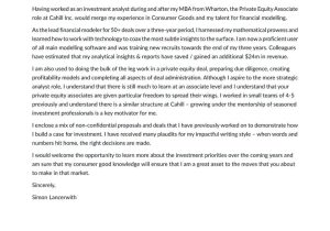 Private Equity Fund Of Funds associate Sample Resume Private Equity Cover Letter Examples & Expert Tips [free] Â· Resume.io