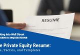 Private Equity Fund Of Funds associate Sample Resume Private Equity Resume Guide W/ Free Resume Templates (.docx)