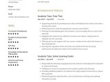 Private Tutor Sample Resume Core Qualifications Tutor Resume Example & Writing Guide Â· Resume.io