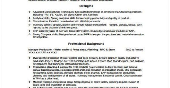 Production Planning and Control Engineer Resume Samples 10 Engineer Resume Samples Pdf Doc