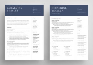 Professional Cover Letter and Resume Template Resume Template and Cover Letter / Cv / 4 Pages In Resume …