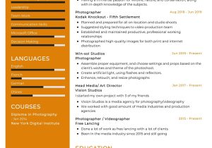 Professional Photographer Resume and Portfolio Samples Photographer Resume Example 2022 Writing Tips – Resumekraft