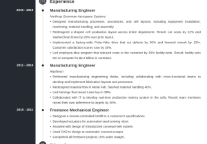 Professional Summary Resume Sample for Mechanical Engineer Mechanical Engineer Resume—examples and 25 Writing Tips