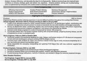Professional Summary Resume Sample for Mechanical Engineer Mechanical Engineering Resume Example
