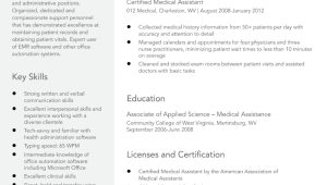 Profile Sample In A Medical assistant Resume Medical assistant Resume Examples In 2022 – Resumebuilder.com