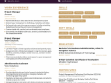 Project Management Resume Examples and Samples Project Manager Resume [2021] Example & Full Guide