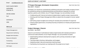 Project Management Resume Examples and Samples Project Manager Resume & Full Guide