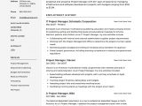 Project Manager Resume Sample Free Download Project Manager Resume & Full Guide