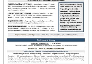 Project Manager Resume Sample Population Health Premium Executive Resume Writing Services