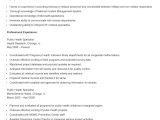 Project Manager Resume Sample Population Health Sample Public Health Specialist Resume Resume Examples, Public …