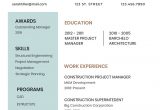 Project Manager Resume Template Free Download Free Minimalist Duotone Project Manager Resume Template