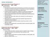 Purchase Manager Resume Samples India Pdf Corporate Purchasing Manager Resume Samples