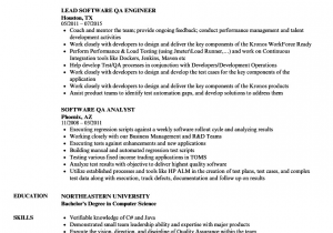 Qa Sample Resume with Banking Experience Sample Qa Tester Resume for Banking Domain Best Resume