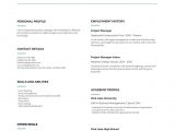 Quick and Easy Resume Template Free Blue Lines Simple Resume – Templates by Canva