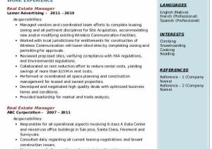 Real Estate Manager Resume Sample India Real Estate Manager Resume Samples