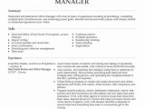 Real Estate Office Manager Resume Sample Real Estate Office Manager Resume Example Pany Name