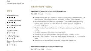 Real Estate Sales Consultant Resume Sample New Home Sales Consultant Resume Example & Writing Guide Â· Resume.io
