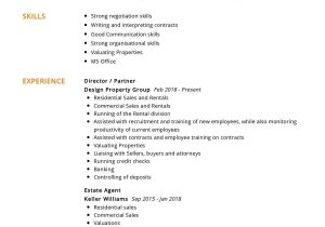 Real Estate Team Leader Resume Sample Real Estate Agent Resume Sample 2022 Writing Tips – Resumekraft