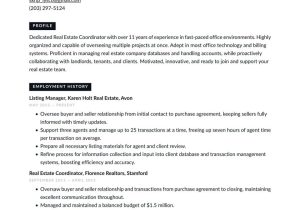 Real Estate Transaction Coordinator Resume Sample Real Estate Coordinator Resume Examples & Writing Tips 2022 (free