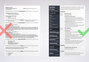 Realtor Job Description for Resume Sample Real Estate Agent Resume Samples & Writing Guide