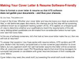 Recareering Teacher to Nurse Resume Sample Making Your Cover Letter & Resume software-friendly – Pdf Free …