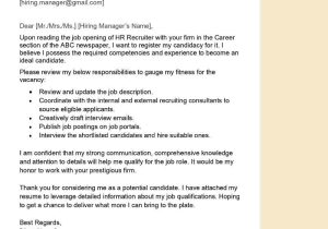 Recruiting Coordinator Resume Cover Letter Sample Resumesample Resume Hr Recruiter Cover Letter Examples – Qwikresume